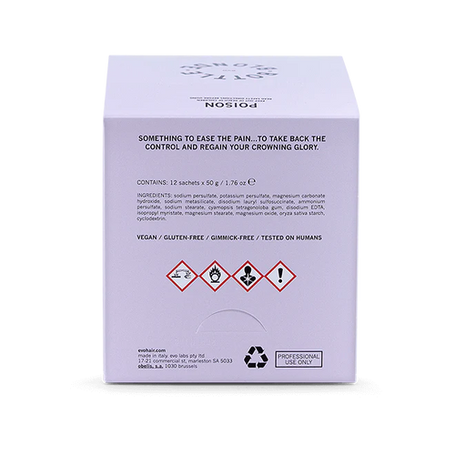 evo Bottle blonde colour remover (12 x 50g sachets)