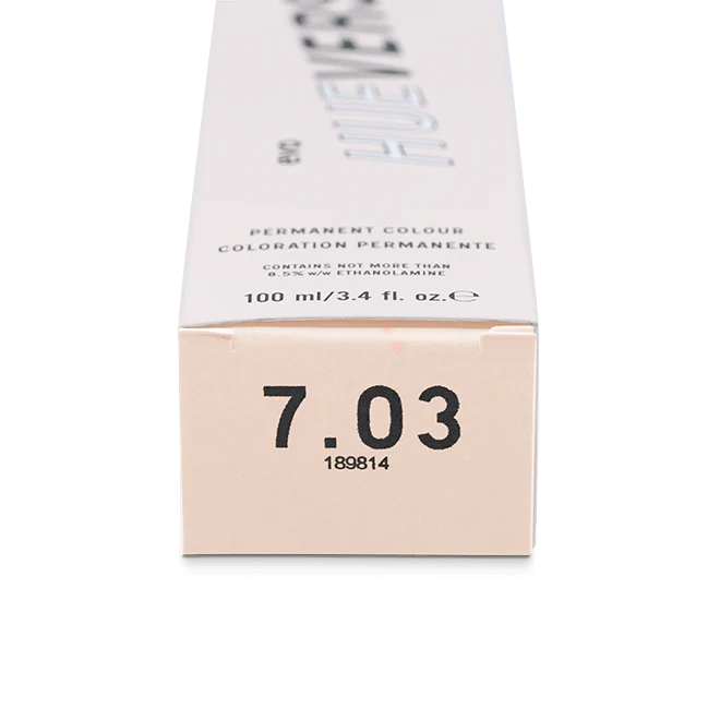 evo hue.verse 100ml permanent colour 7.03