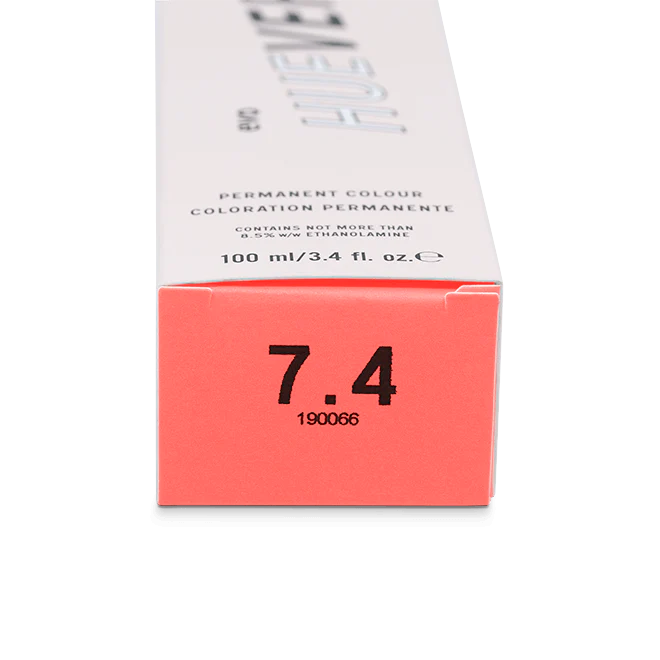 evo hue.verse 100ml permanent colour 7.4