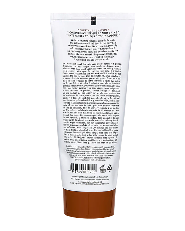 Evo fabuloso Chestnut Colour Boosting Treatment 220ml tube