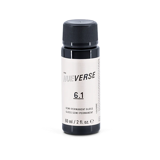 evo hue.verse 60ml demi-permanent gloss 6.1