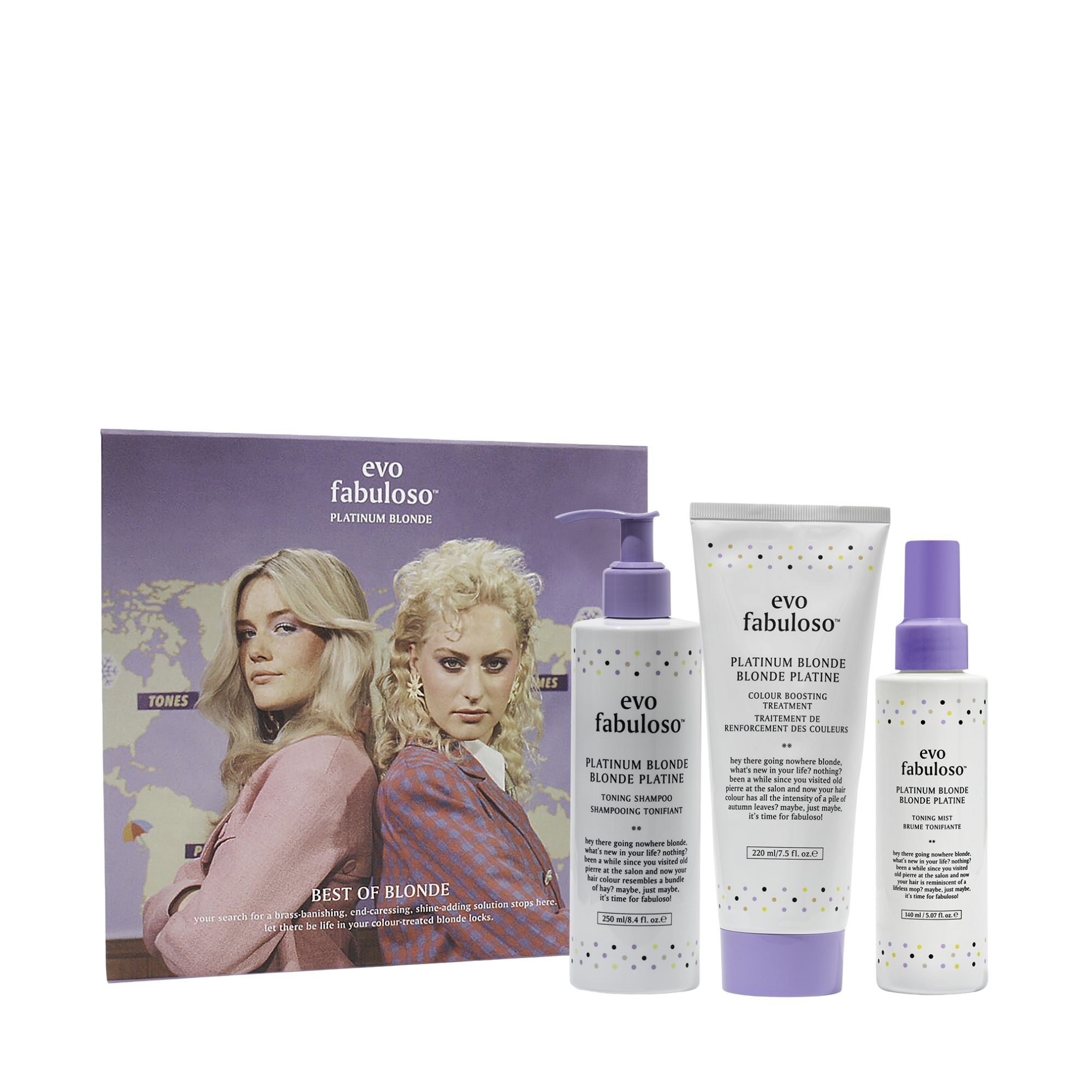 evo fabuloso best of blonde gift set